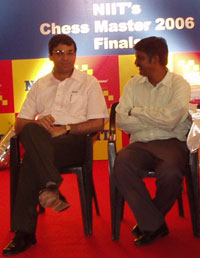 Chess at the Russian Cultural Centre - World Champion Viswanathan Anand and Ebenezer Joseph at the RCC